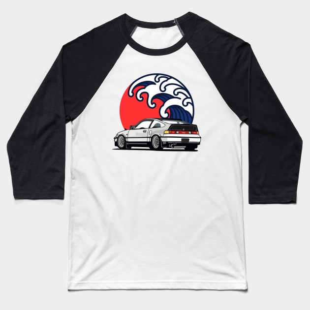Honda CRX Baseball T-Shirt by artoriaa